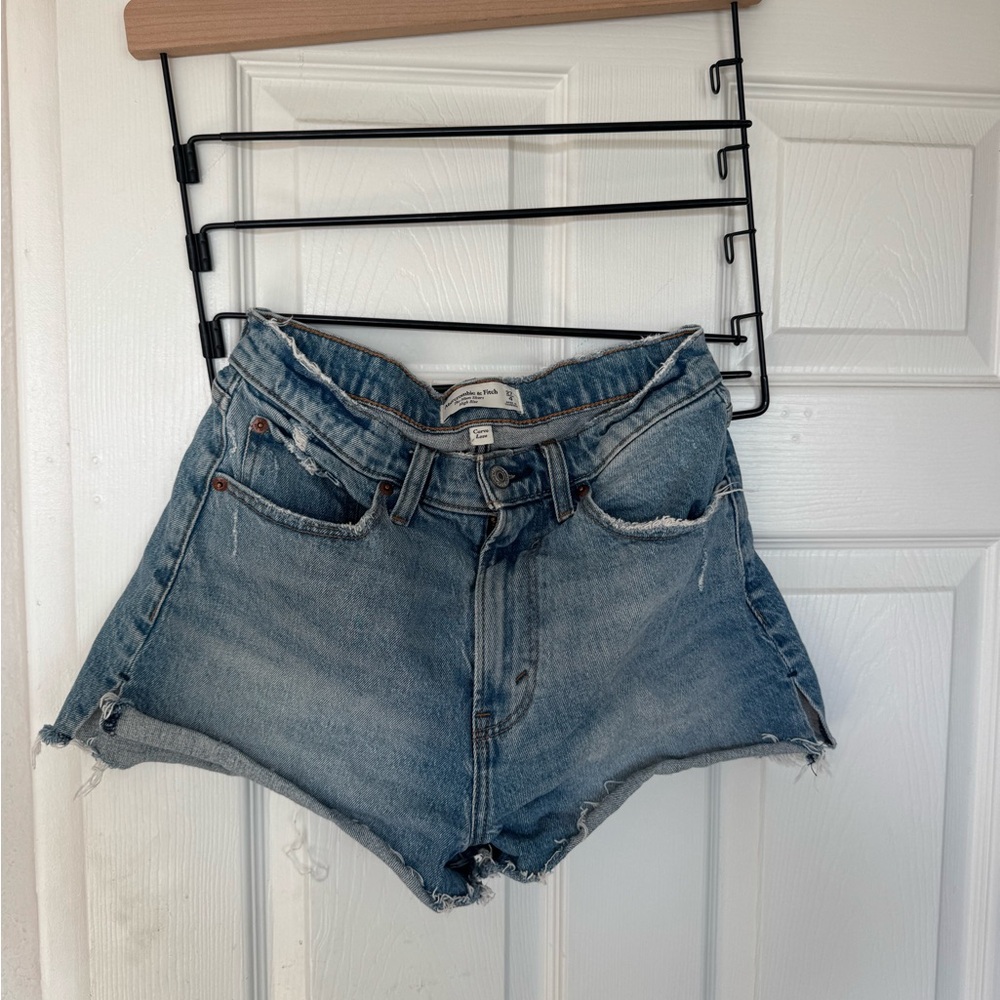Abercrombie & Fitch Classic Blue Denim Shorts